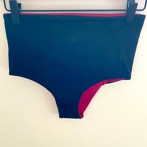 Piikai Haigh Waisted Reversible Bikini Bottoms